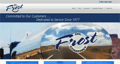 Desktop Screenshot of frostoil.com